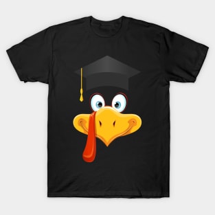 Cute Turkey Face Teacher Thanksgiving T-Shirt